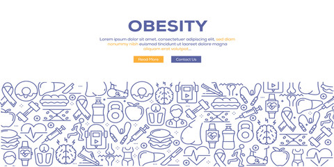 OBESITY BANNER CONCEPT