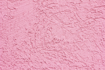 pink plaster texture background on the wall