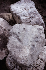 stone on a background