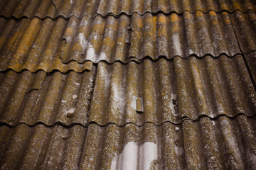 old tile roof