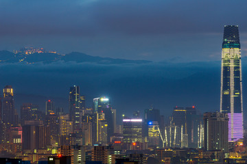 Obraz premium The Exchange 106 (451.9m) is a skyscraper within the Tun Razak Exchange (TRX) area, a new financial district currently being developed in Kuala Lumpur. 