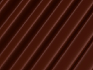Abstract Dark Chocolate Background. Beautiful Satin Fabric for Drapery Abstract Texture. Brown Silk.