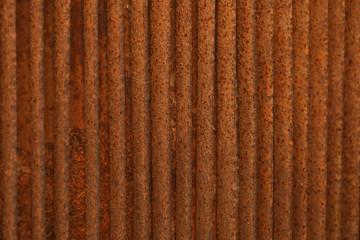 Rusty metal texture background for interior exterior decoration and industrial construction concept design.