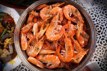 Boiled shrimp