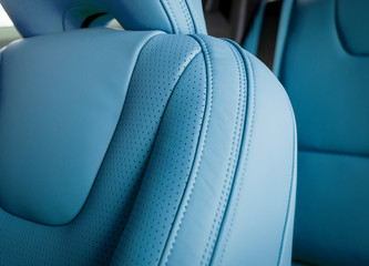 Part of  leather car seat details