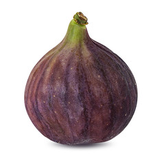 Fresh figs isolated on white background with clipping path