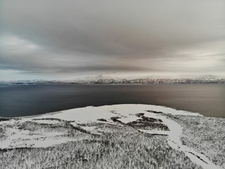 スウェーデン・アビスコ国立公園の景色