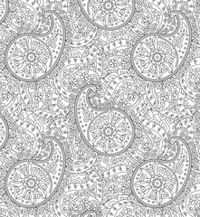 seamless stroke pattern mango design of texture and textile print of illustration