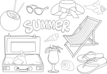 summer vacation set