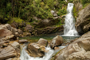 Wainui Water Falls, Abel Tasman National Park, New Zealand.