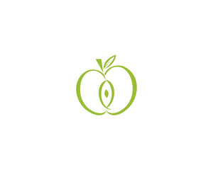 Apple illustration vector and logo design