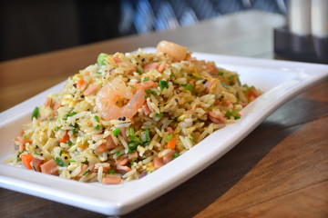 Yangzhou fried rice stock images