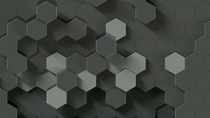 honeycomb titanium abstract background