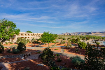 Exterior view of the Lake Powell Resorts & Marinas