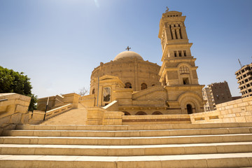 Coptic Christians church Egypt - obrazy, fototapety, plakaty