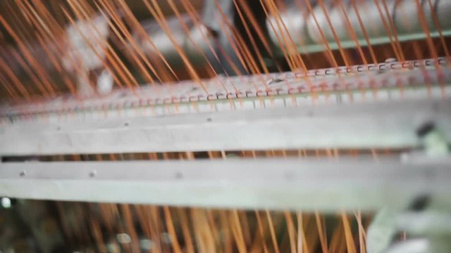 Production line of polypropylene bags for food and non-food bulk goods. PP bag