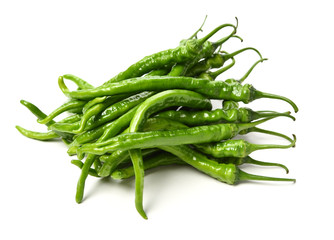 Hot Pepper on white background