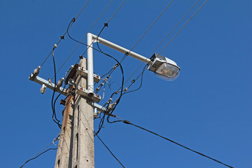 Stra&szlig;enlampe in Ungarn