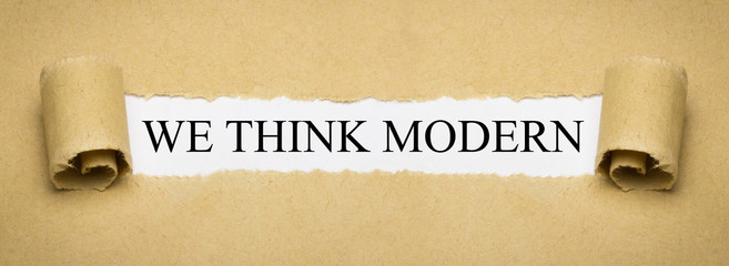 We think modern