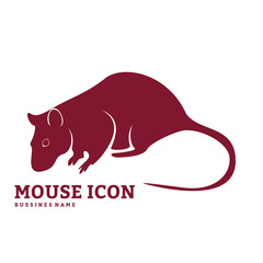 Mouse Design Vector. Silhouette of Mouse. Vector illustration