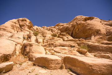 Obraz premium Jordanian desert in Wadi Rum, Jordan