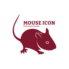 Mouse Design Vector. Silhouette of Mouse. Vector illustration