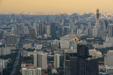 Obraz premium Aerial View of Bangkok City