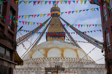 Boudhanath Stupa in Kathmandu Nepal