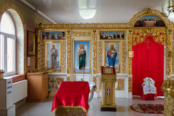 interior of a temple