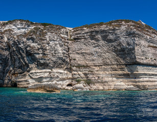 Kalkfelsen von Bonifacio auf Korsika