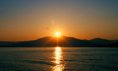 Naklejka na ściany i meble Aegean sunrise