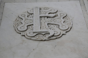   the old buildings and historical site