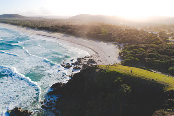 Fototapeta na wymiar Australia Beach Coastline Aerial