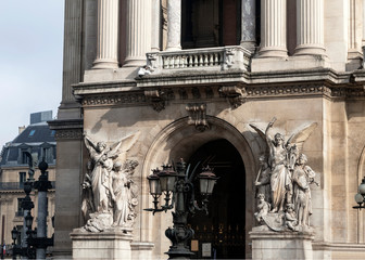 The facade of the Opera Garnier