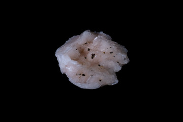 Pink Dolomite Mineral on Black
