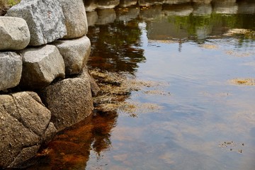 stones in the water