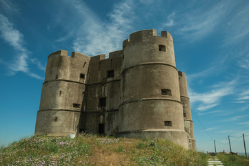 Castle made in the Manueline style at Evoramonte