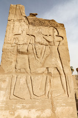 Hieroglyphics in Karnak Temple, Luxor, Egypt