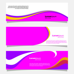 banner abstract  vector template. eps 10