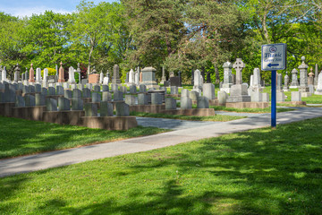 Titanic Grave Site, Halifax, history, no people, sunny day, springtime