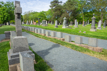 Titanic Grave Site, Halifax, history, no people, sunny day, springtime