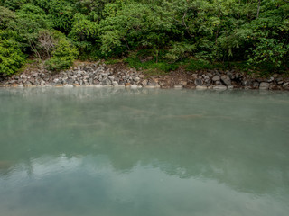 The natural hot springs