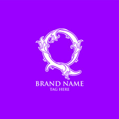 Monogram Logo  vector template. eps 10