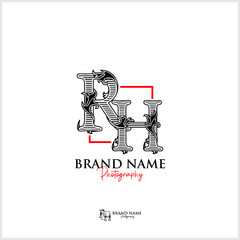 Monogram Logo  vector template. eps 10