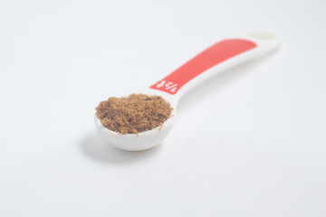Measuring Tea spoon with Brown sugar