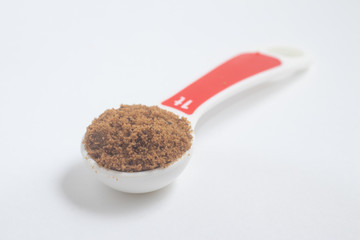 Measuring Tea spoon with Brown sugar