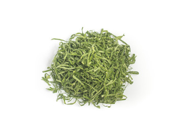 Sliced Couve Mineira. Brazilian Kale