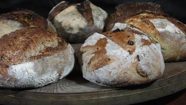 Ukrainian traditional bread cooked in the oven on wood, without preservatives, fillers and dyes.