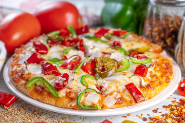 pizza chilly paprika 