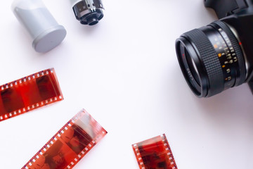 フィルムカメラとネガフィルム